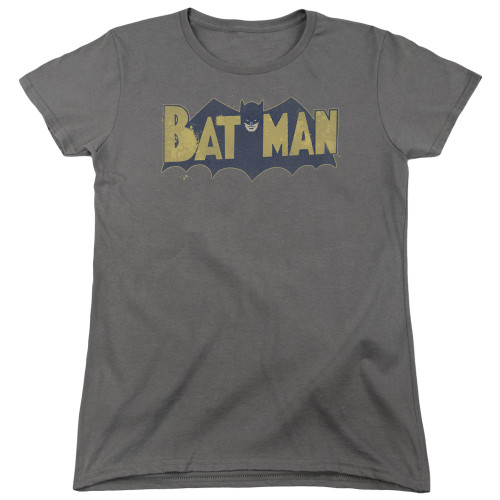 Image for Batman Womans T-Shirt - Vintage Logo Splatter