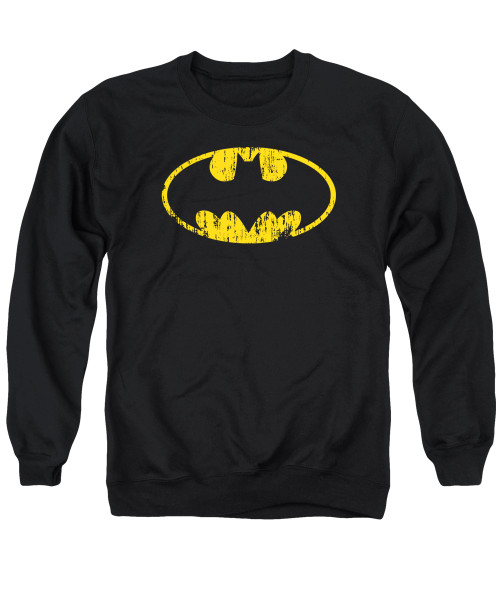 Image for Batman Crewneck - Classic Logo Distressed