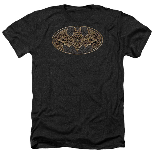 Image for Batman Heather T-Shirt - Aztec Bat Logo