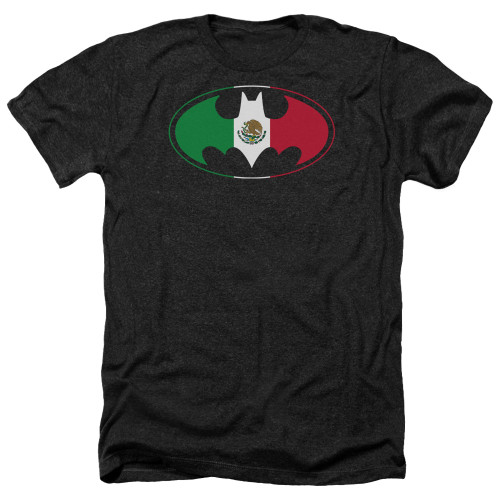 Image for Batman Heather T-Shirt - Mexican Flag Shield