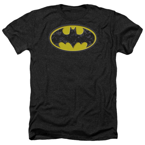 Image for Batman Heather T-Shirt - Bats in Logo