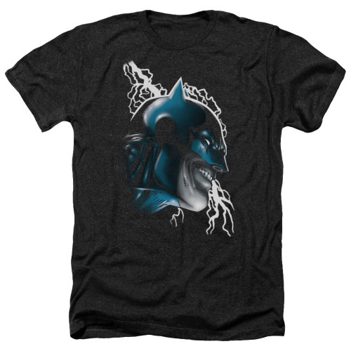 Image for Batman Heather T-Shirt - Crazy Grin