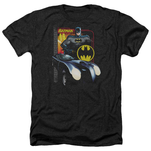 Image for Batman Heather T-Shirt - Bat Racing