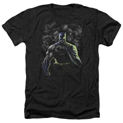 Image for Batman Heather T-Shirt - Villains Unleashed