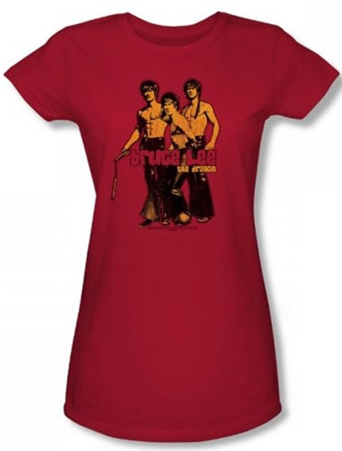Bruce Lee Girls T-Shirt - Nunchucks T-Shirt
