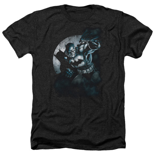 Image for Batman Heather T-Shirt - Batman Spotlight