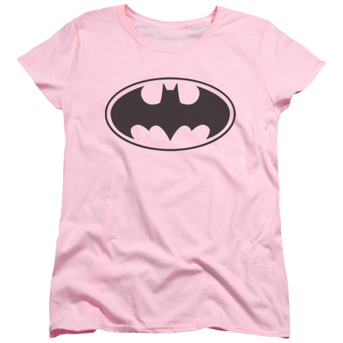 Image for Batman Womans T-Shirt - Black Bat Logo