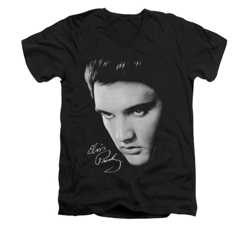Elvis V-Neck T-Shirt Face