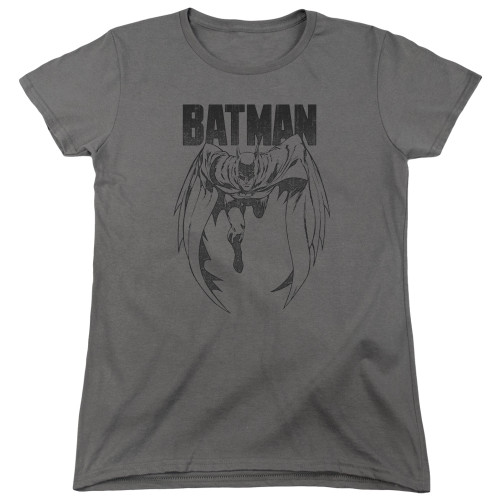 Image for Batman Womans T-Shirt - Grey Noise