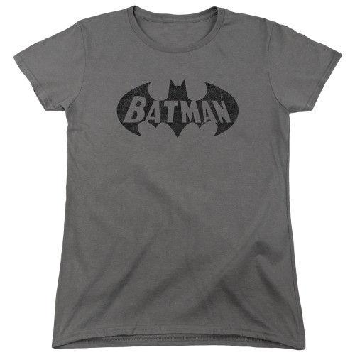 Image for Batman Womans T-Shirt - Crackle Bat