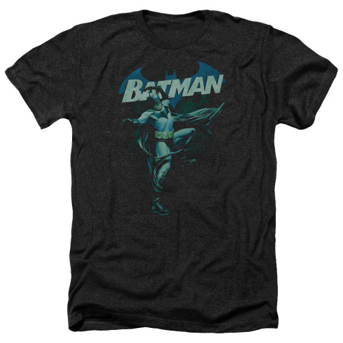 Image for Batman Heather T-Shirt - Blue Bat