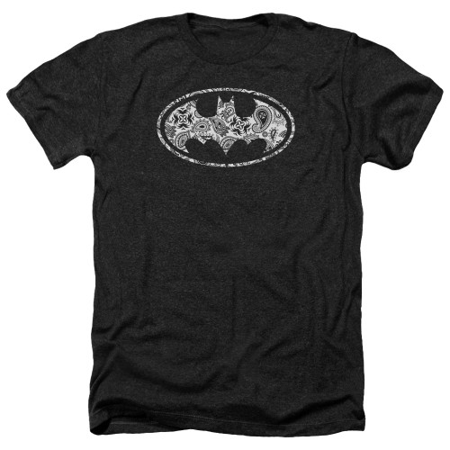 Image for Batman Heather T-Shirt - Paisley Bat