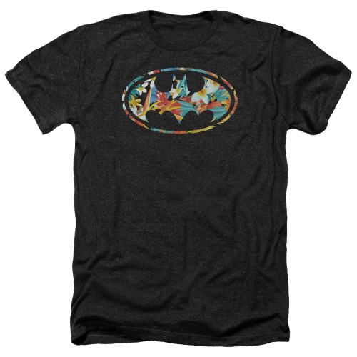 Image for Batman Heather T-Shirt - Hawaiian Bat