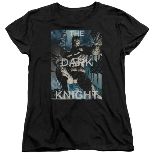 Image for Batman Womans T-Shirt - Fighting the Storm