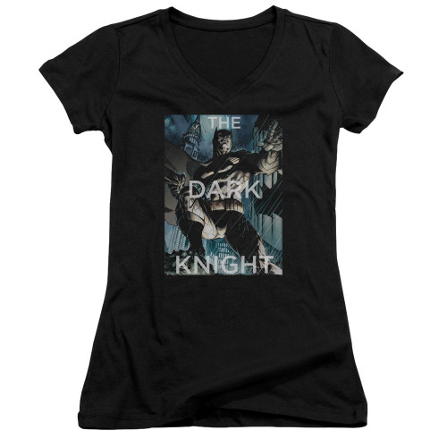 Image for Batman Girls V Neck T-Shirt - Fighting the Storm