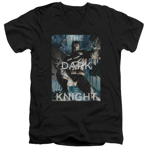 Image for Batman T-Shirt - V Neck - Fighting the Storm