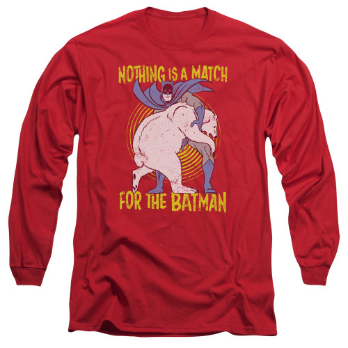 Image for Batman Long Sleeve T-Shirt - Bear Wrastling