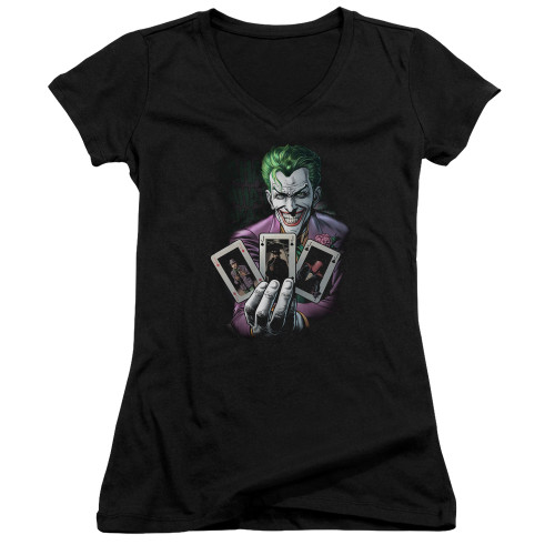 Image for Batman Girls V Neck T-Shirt - 3 of a Kind