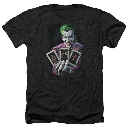 Image for Batman Heather T-Shirt - 3 of a Kind