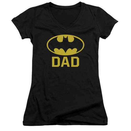 Image for Batman Girls V Neck T-Shirt - Best Dad