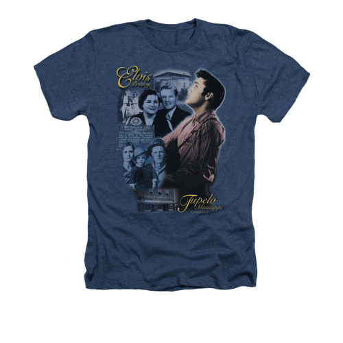 Elvis Heather T-Shirt - Tupelo