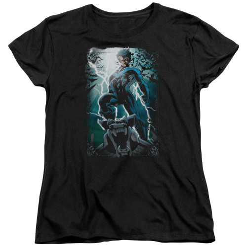 Image for Batman Womans T-Shirt - Night Light