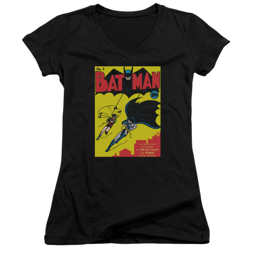 Image for Batman Girls V Neck T-Shirt - Batman First