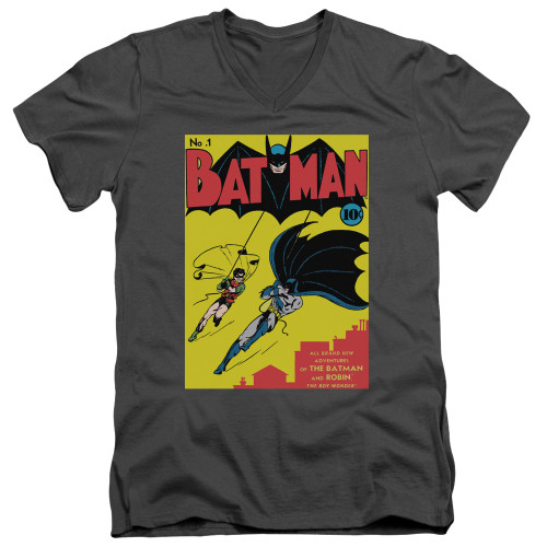 Image for Batman T-Shirt - V Neck - Batman 1st