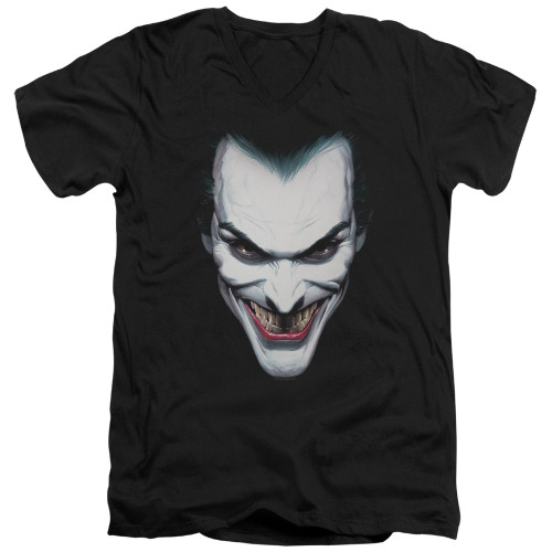 Image for Batman T-Shirt - V Neck - Joker Portrait