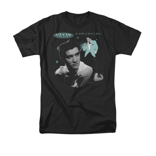 Elvis T-Shirt - Teal Portrait