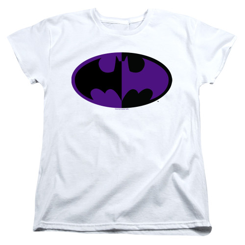 Image for Batman Womans T-Shirt - Split Symbol
