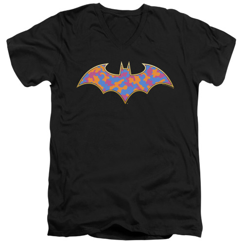 Image for Batman T-Shirt - V Neck - Gold Camo