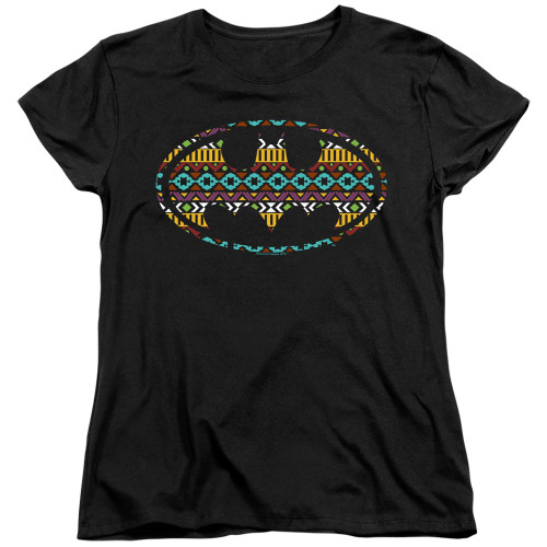 Image for Batman Womans T-Shirt - Aztec Fill