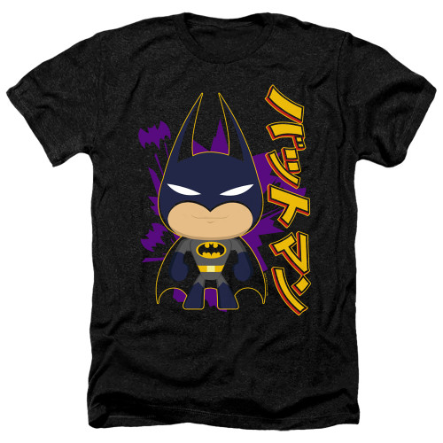 Image for Batman Heather T-Shirt - Cute Kanji