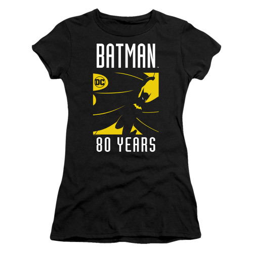 Image for Batman Girls T-Shirt - 80 Years Silhouette