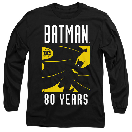 Image for Batman Long Sleeve T-Shirt - 80 Years Silhouette