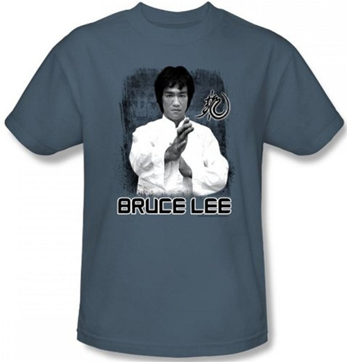 Image Closeup for Bruce Lee T-Shirt - Concentrate Deeply