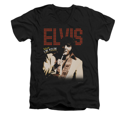 Elvis V-Neck T-Shirt Viva Star