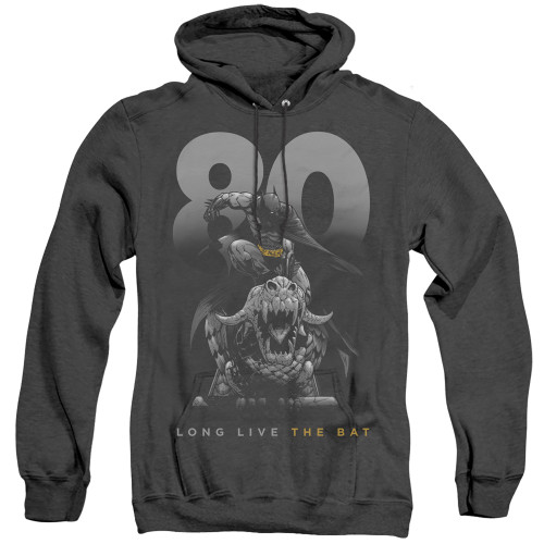 Image for Batman Heather Hoodie - Big 80