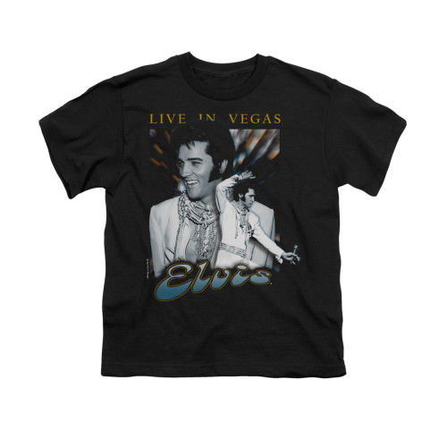 Elvis Youth T-Shirt - Live in Vegas