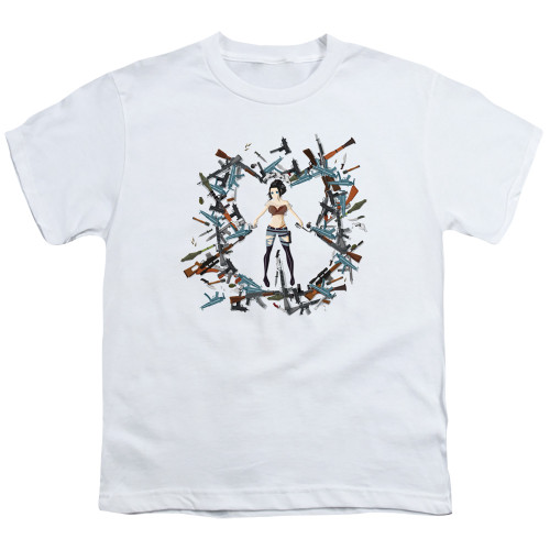 Image for Anime Youth T-Shirt - Gun Angel on Snow
