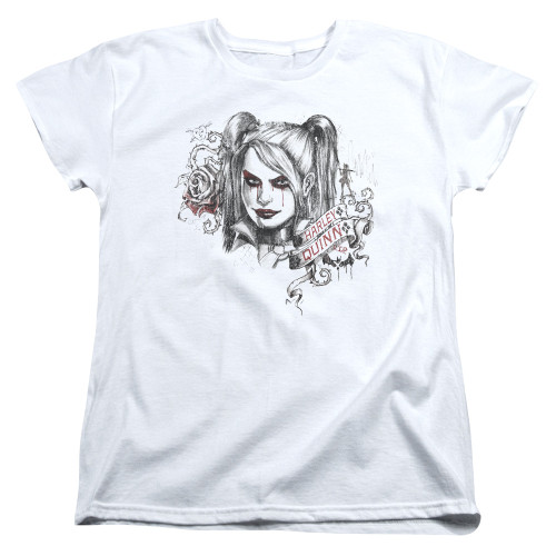 Image for Batman Arkham Knight Woman's T-Shirt - Sketchy Girl