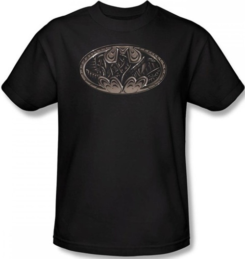 Batman T-Shirt - Bio Mech Bat Shield Logo