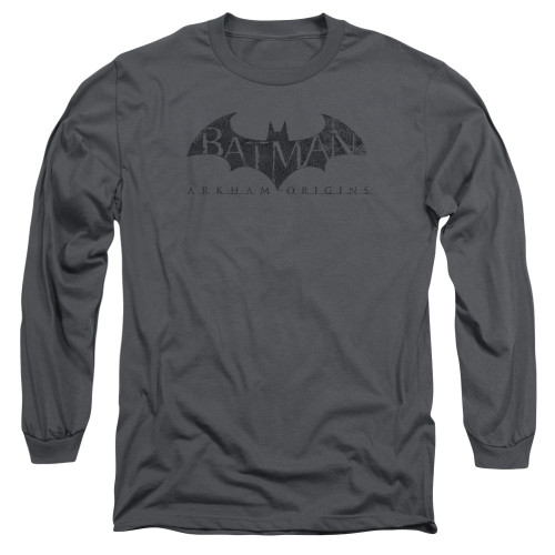 Image for Batman Arkham Origins Long Sleeve T-Shirt - Crackle Logo