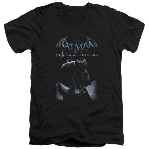 Image for Batman Arkham Origins V-Neck T-Shirt Perched Cat