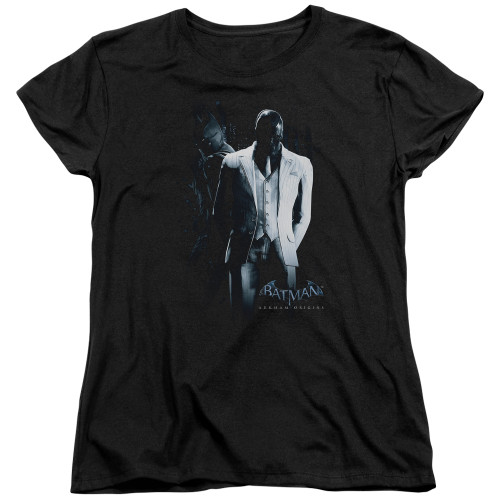 Image for Batman Arkham Origins Woman's T-Shirt - Black Mask