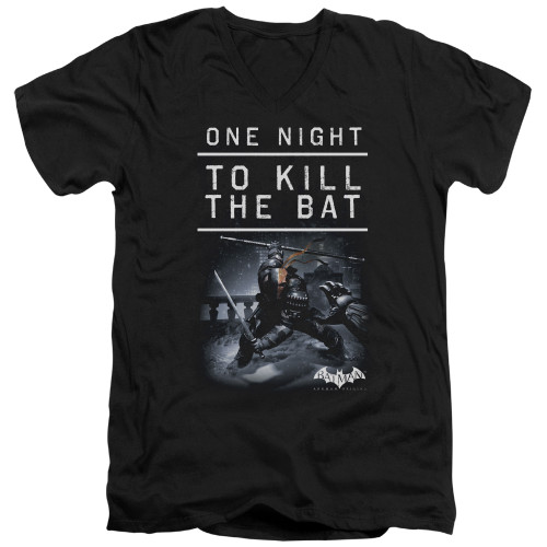 Image for Batman Arkham Origins V-Neck T-Shirt One Night