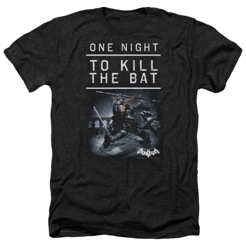 Image for Batman Arkham Origins Heather T-Shirt - One Night