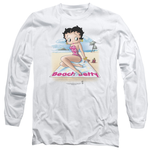Image for Betty Boop Long Sleeve Shirt - Beach Betty