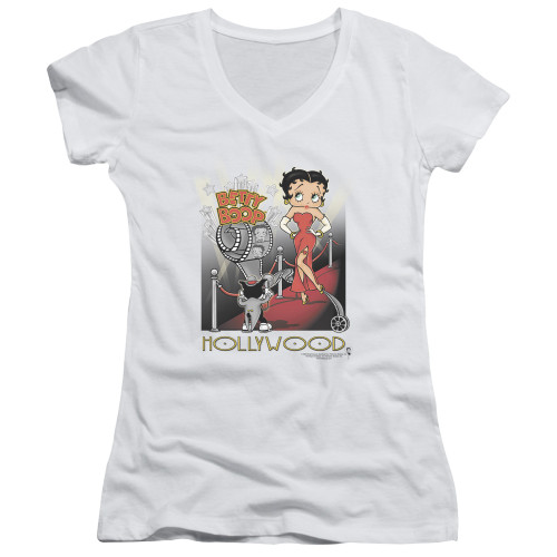 Image for Betty Boop Girls V Neck - Hollywood